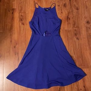 Purple midi dress by LuLus